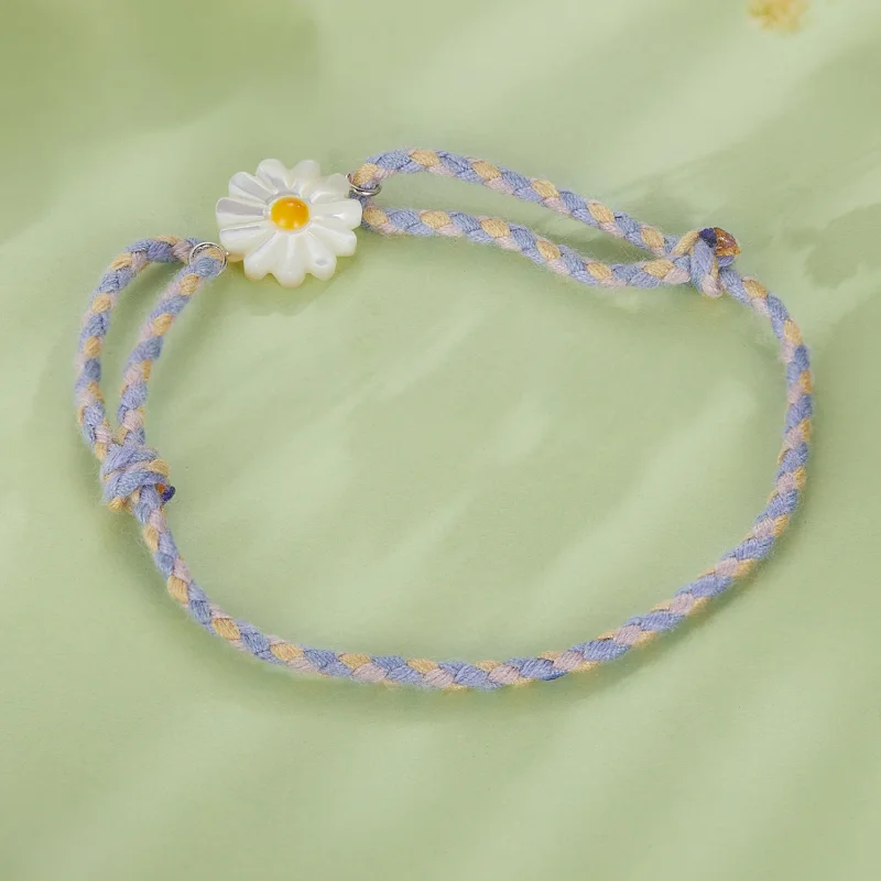 (image for) Pandora Style Daisy Cord Bracelet - SCB250 - View 4