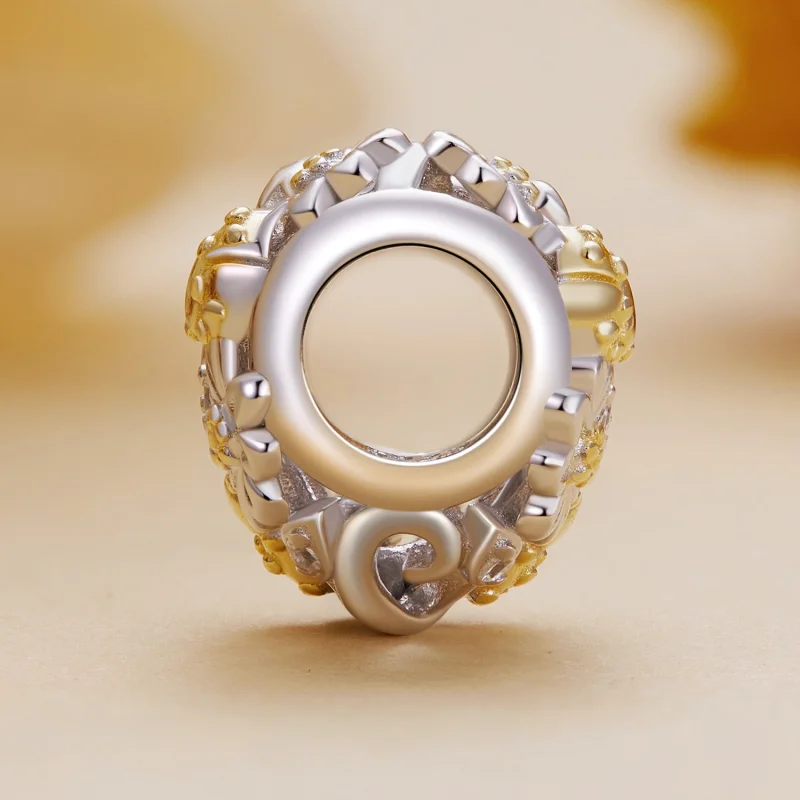 (image for) Pandora Style Daisy Ladybug Charm - BSC817 - View 3