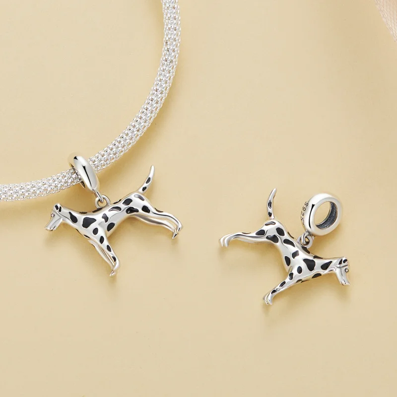 (image for) Pandora Style Dalmatian Dangle - BSC798 - View 4