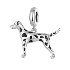 (image for) Pandora Style Dalmatian Dangle - BSC798