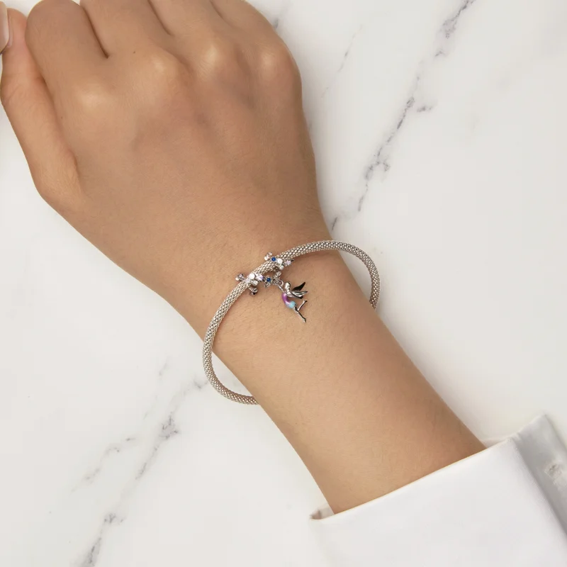 (image for) Pandora Style Day and Night Elf Dangle - SCC2552 - View 5