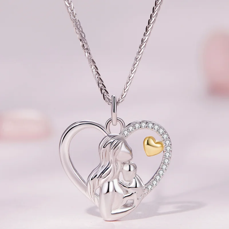 (image for) Pandora Style Deep Love Between Mother and Son Necklace - SCN498 - View 3