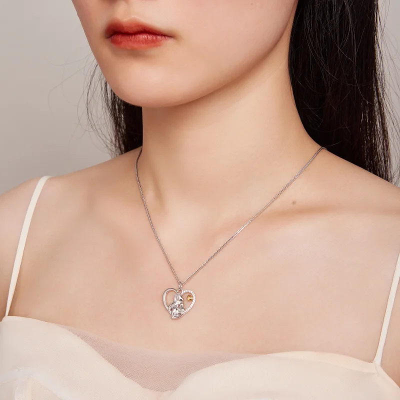 (image for) Pandora Style Deep Love Between Mother and Son Necklace - SCN498 - View 7