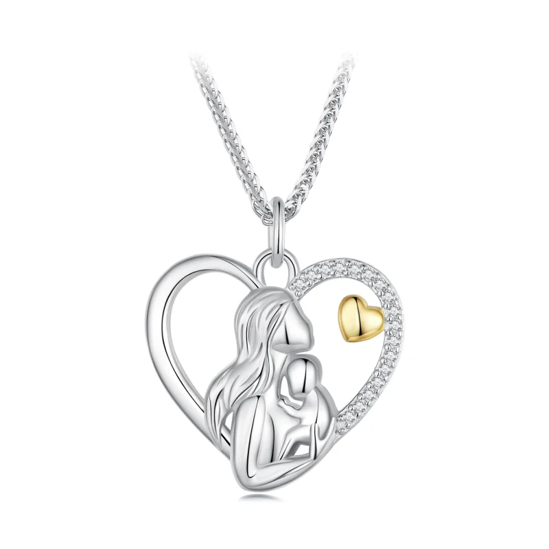(image for) Pandora Style Deep Love Between Mother and Son Necklace - SCN498 - View 9