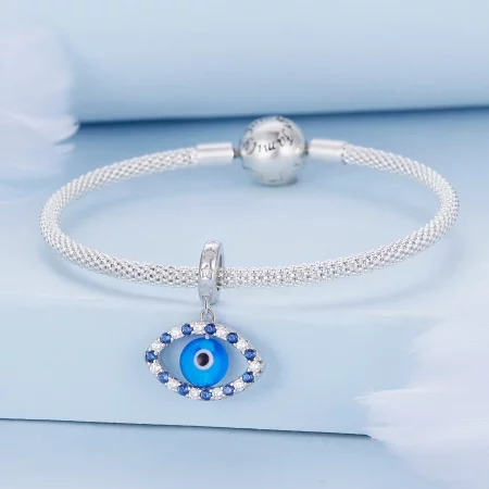 Pandora Style Devil Eye Dangle - BSC821