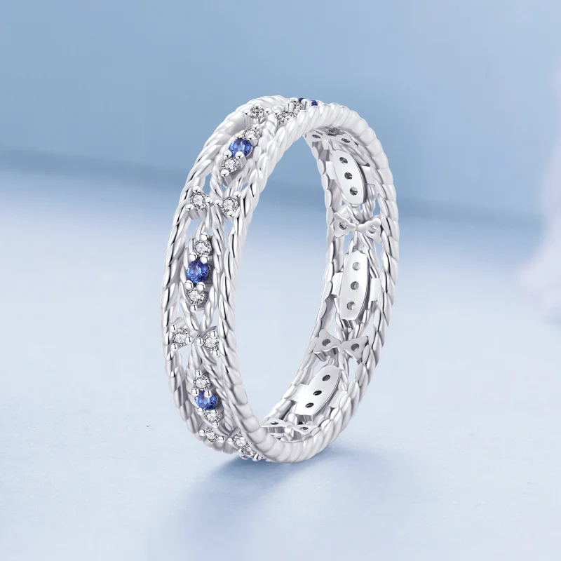 (image for) Pandora Style Devil Eye Ring - BSR456 - View 2