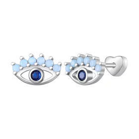 Pandora Style Devil Eyes Two-Wear Studs Earrings - SCE1581 Pandora Style Devil Eyes Two-Wear Studs Earrings - SCE1581