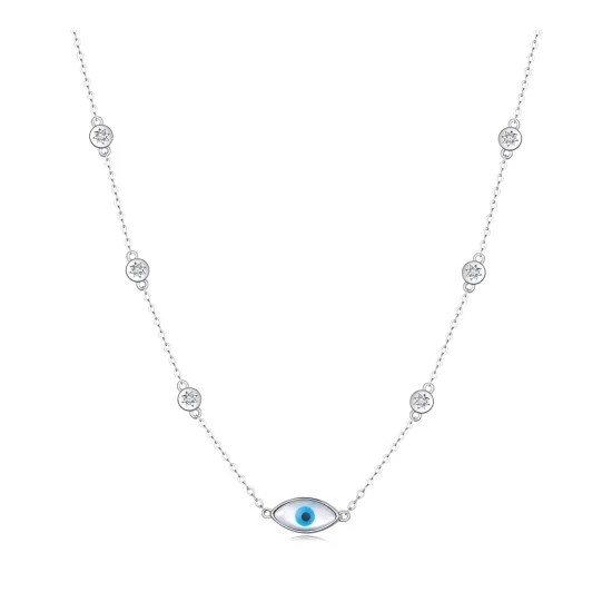 (image for) Pandora Style Devil's Eye Necklace - SCN505