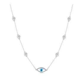 Pandora Style Devil's Eye Necklace - SCN505 Pandora Style Devil's Eye Necklace - SCN505