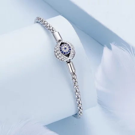 Pandora Style Devil's Eye Small Bulb Chain Bracelet - BSB141