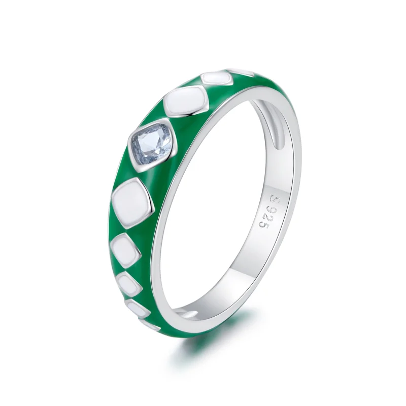(image for) Pandora Style Diamond Pattern Ring - SCR942 - Product Image