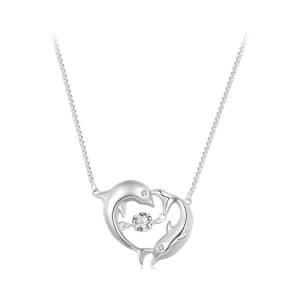 (image for) Pandora Style Dolphin Smart Necklace - BSN340