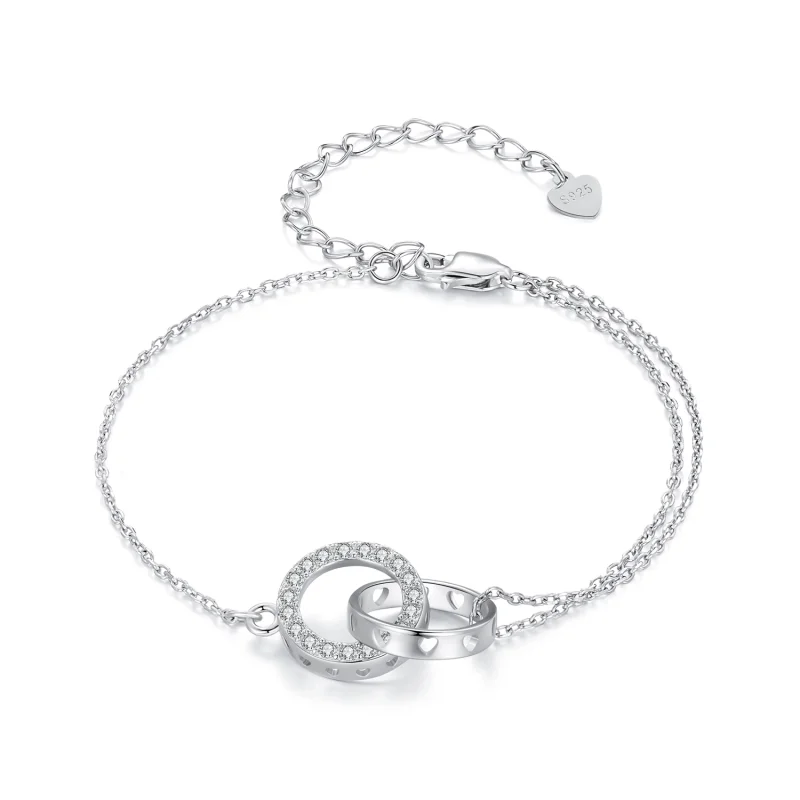(image for) Pandora Style Double Chain Bracelet - BSB151 - Product Image