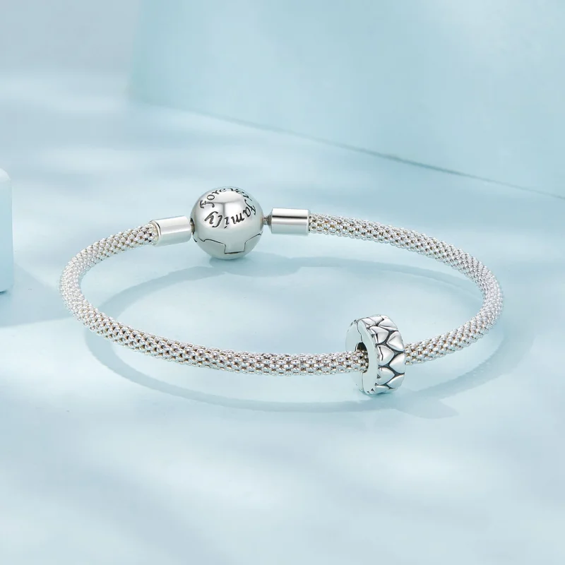 (image for) Pandora Style Double Hearts Clip - SCC2637 - View 5