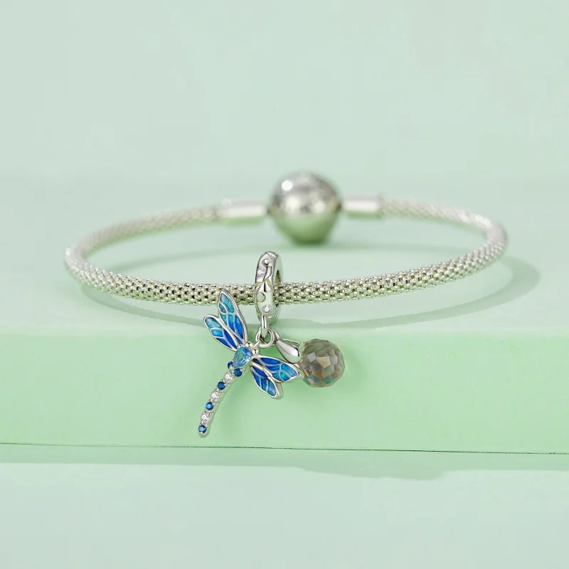 (image for) Pandora Style Dragonfly Dangle - SCC2597 - View 4