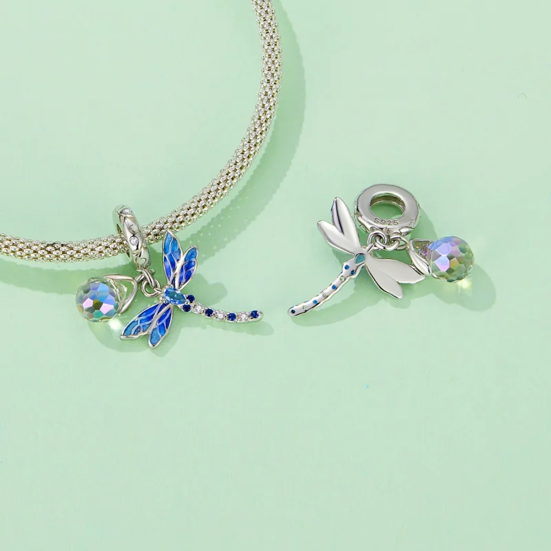 (image for) Pandora Style Dragonfly Dangle - SCC2597 - View 5