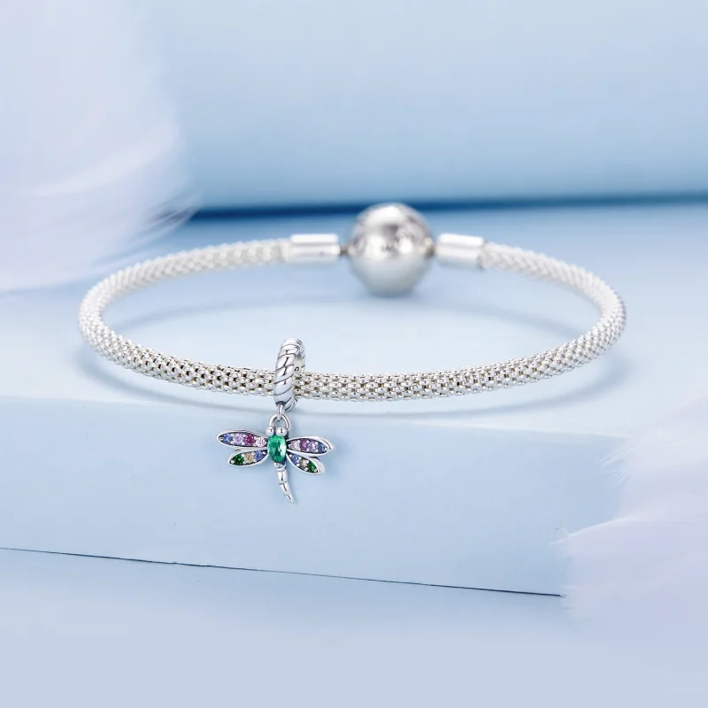 (image for) Pandora Style Dragonfly Dangle - SCX141 - View 3