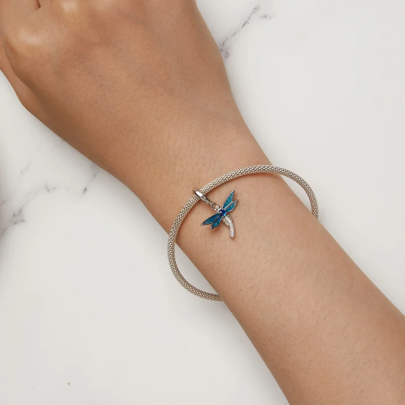 (image for) Pandora Style Dragonfly Jewelry Dangle - SCC2569 - View 7