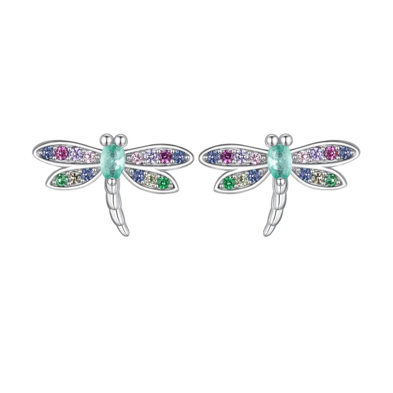 (image for) Pandora Style Dragonfly Studs Earrings - BSE795 - Product Image