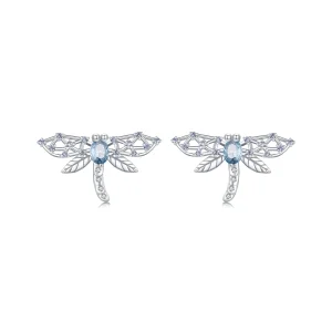 (image for) Pandora Style Dragonfly Studs Earrings - BSE874