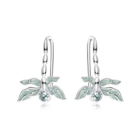 Pandora Style Dragonfly Studs Earrings - SCE1623