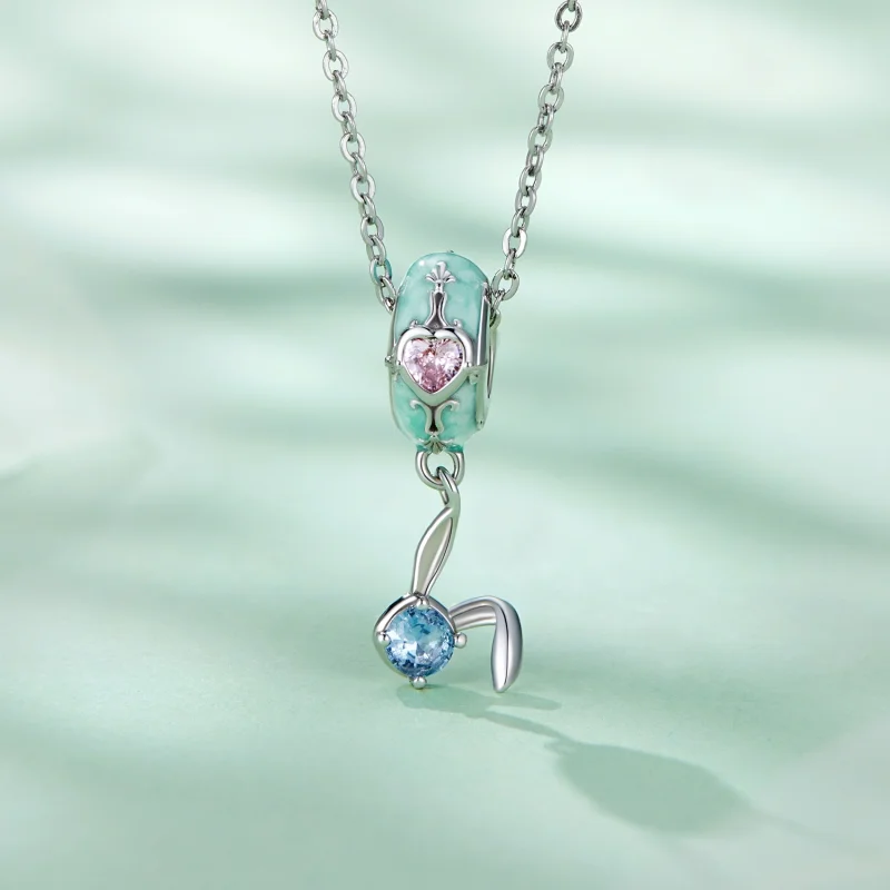 (image for) Pandora Style Easter Bunny Silicone Spacer - BSC780 - View 2