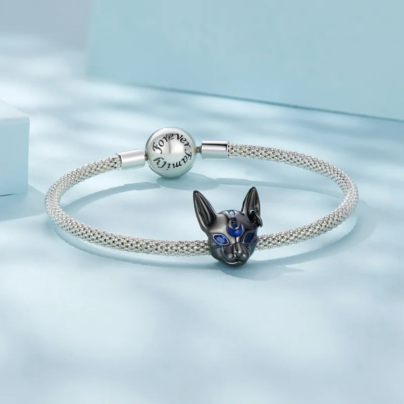 (image for) Pandora Style Egyptian Cat God Charm - SCC2592 - View 5