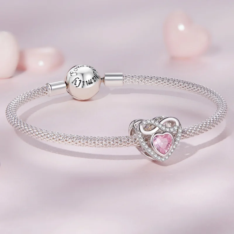 (image for) Pandora Style Eternal Heart Charm - BSC826 - View 5