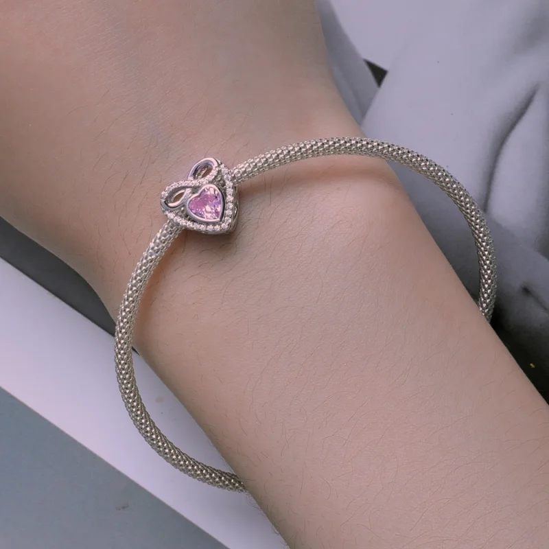 (image for) Pandora Style Eternal Heart Charm - BSC826 - View 6