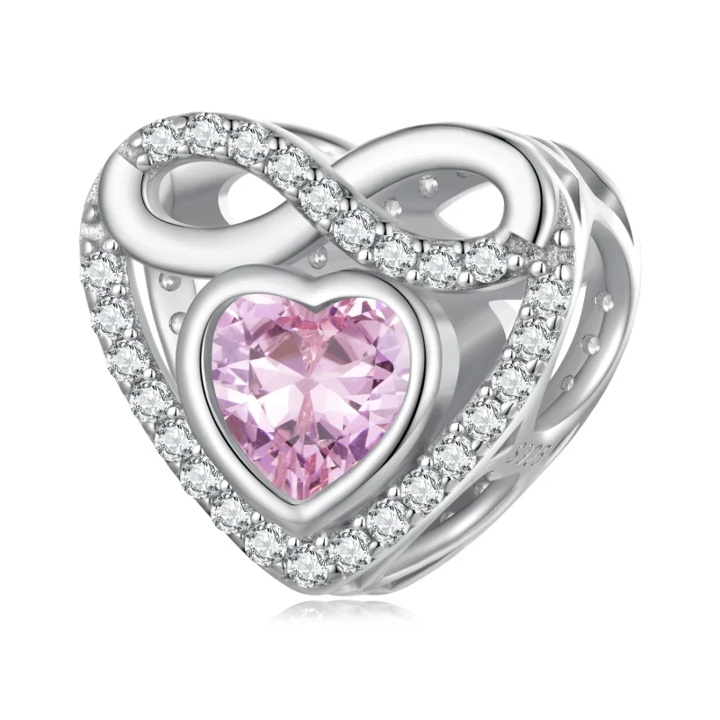 (image for) Pandora Style Eternal Heart Charm - BSC826 - View 7