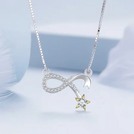 Pandora Style Eternity Symbol Necklace - BSN351