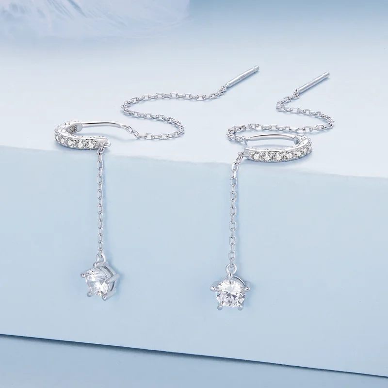 (image for) Pandora Style Exquisite Dangle Earrings - BSE830 - View 2