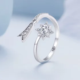 Pandora Style Exquisite Meteor Opening Ring - BSR413 Pandora Style Exquisite Meteor Opening Ring - BSR413