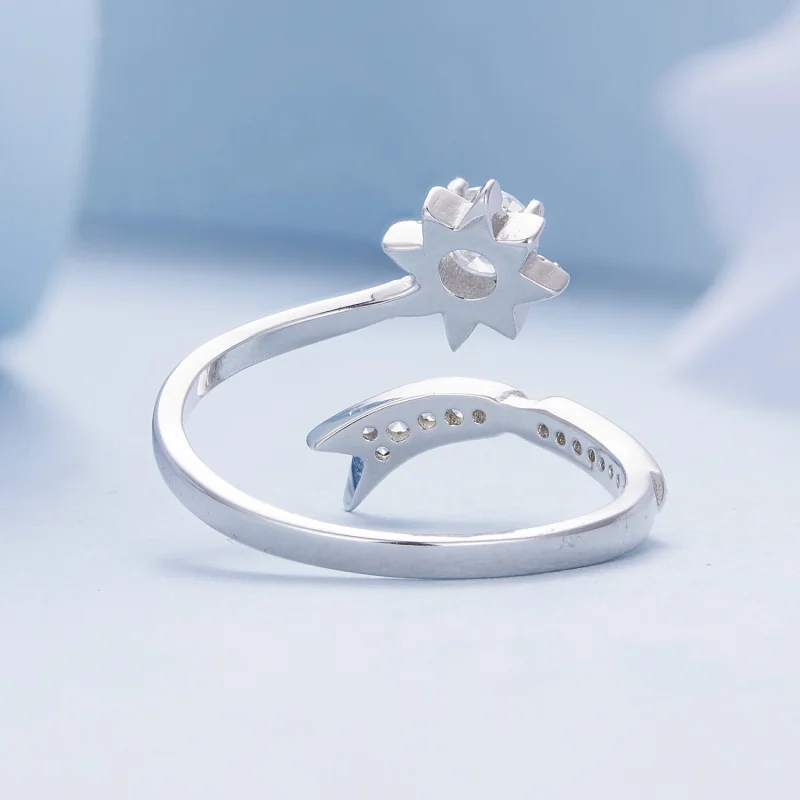 (image for) Pandora Style Exquisite Meteor Opening Ring - BSR413 - View 4