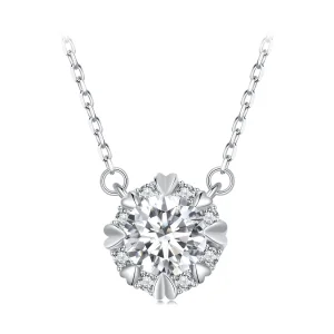 (image for) Pandora Style Exquisite Moissanite Necklace(One Certificate) - MSN011