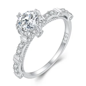 (image for) Pandora Style Exquisite Moissanite Ring - MSR023