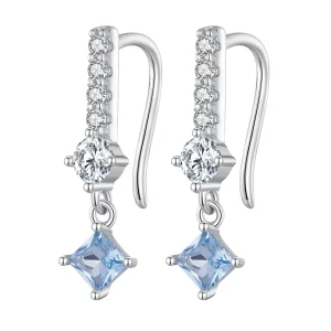 (image for) Pandora Style Exquisite Stone-Set Dangle Earrings - SCE1586
