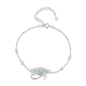 Pandora Style Eye of Horus Chain Bracelet - BSB114 (image for) Pandora Style Eye of Horus Chain Bracelet - BSB114