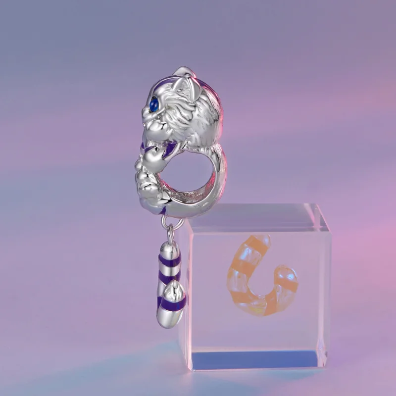 (image for) Pandora Style Fantasy Cat Charm - SCC2529 - View 3