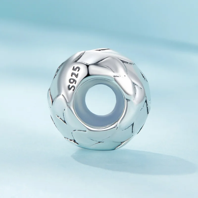 (image for) Pandora Style Feather Silicone Spacer - SCC2564 - View 3