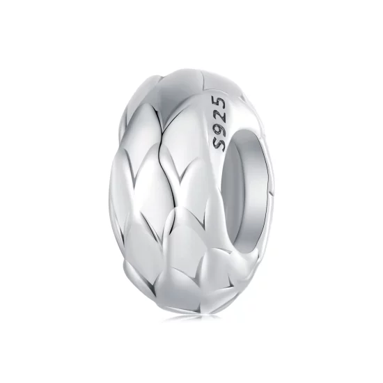 Pandora Style Feather Silicone Spacer - SCC2564