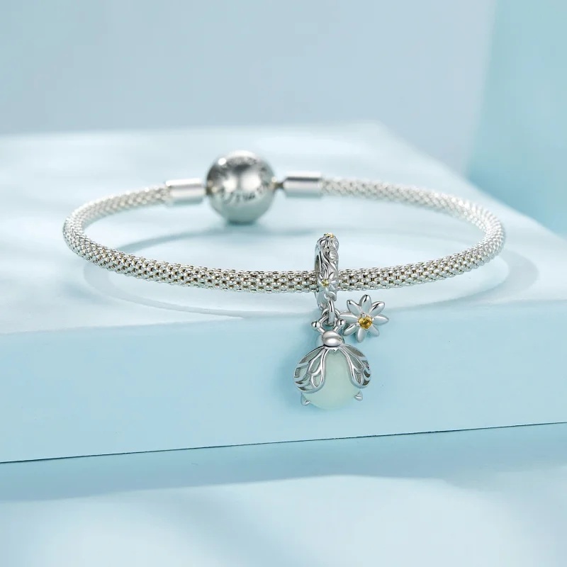 (image for) Pandora Style Firefly Luminous Dangle - SCC2615 - View 3