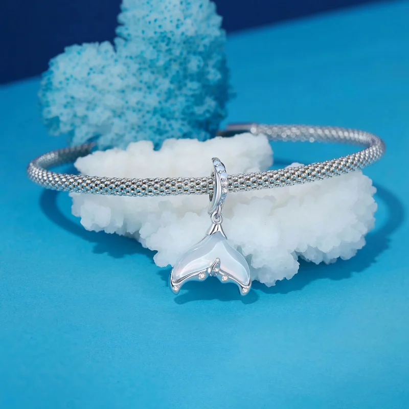 (image for) Pandora Style Fish Tail Dangle - BSC916 - View 3