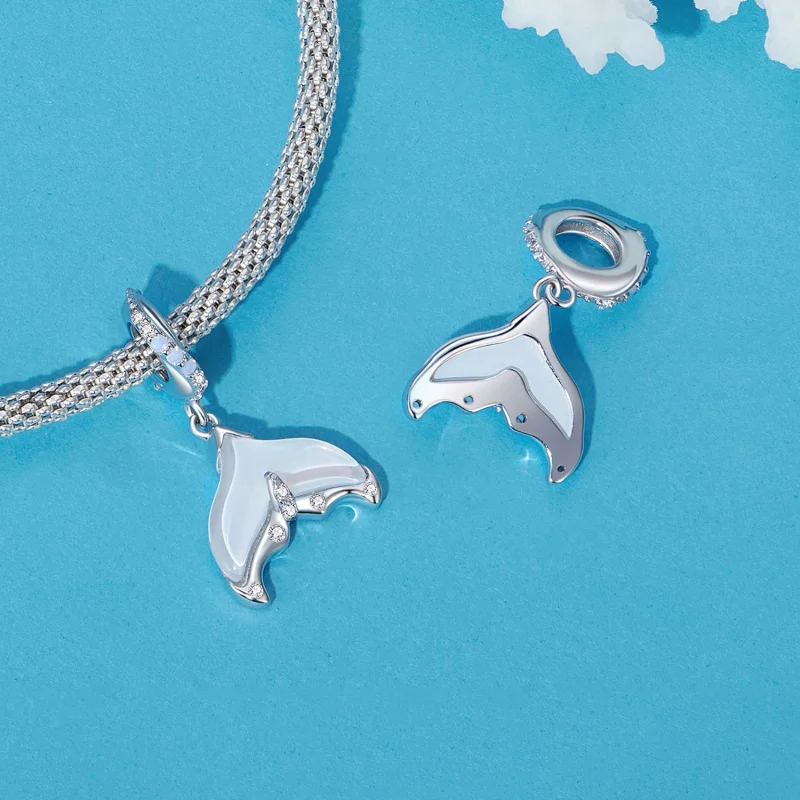 (image for) Pandora Style Fish Tail Dangle - BSC916 - View 4