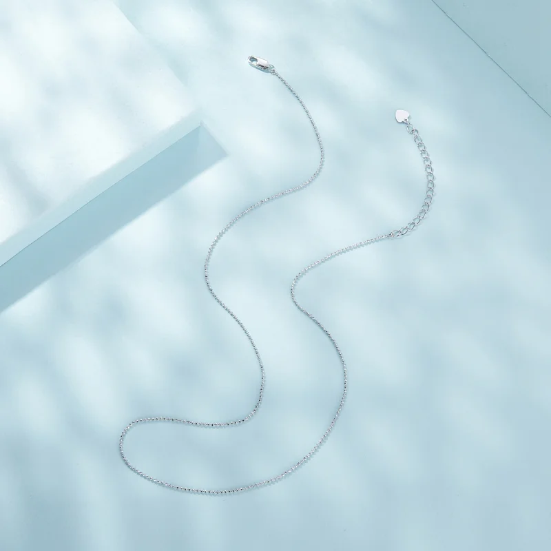 (image for) Pandora Style Flash Bead Chain Basic Necklace - SCA027 - View 5