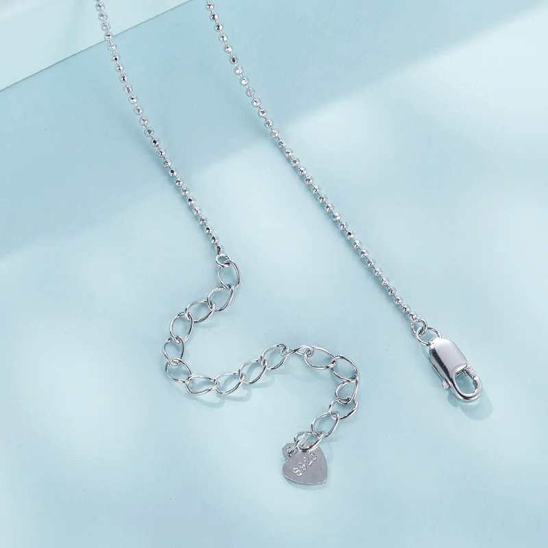 (image for) Pandora Style Flash Bead Chain Basic Necklace - SCA027 - View 6