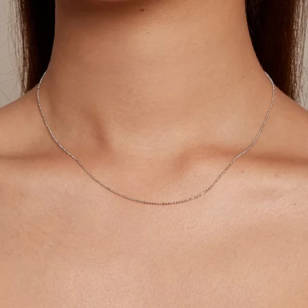 Pandora Style Flash Bead Chain Basic Necklace - SCA027