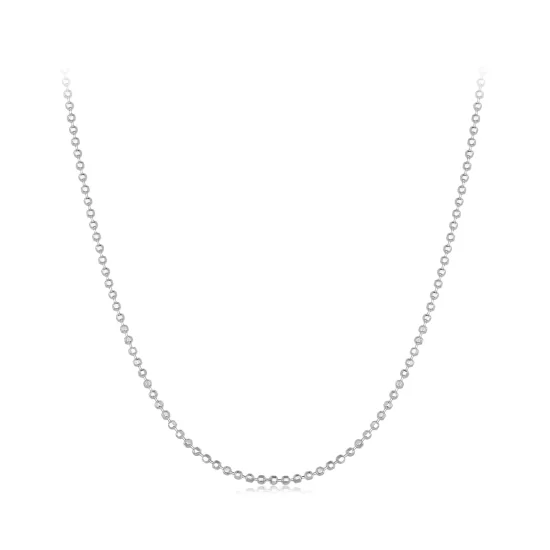 Pandora Style Flash Bead Chain Basic Necklace - SCA027