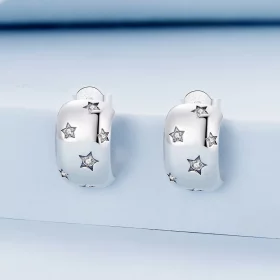 Pandora Style Flash Star Studs Earrings - BSE884 Pandora Style Flash Star Studs Earrings - BSE884