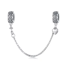 Pandora Style Flower of Life Silicone Safe Chain - SCC2632